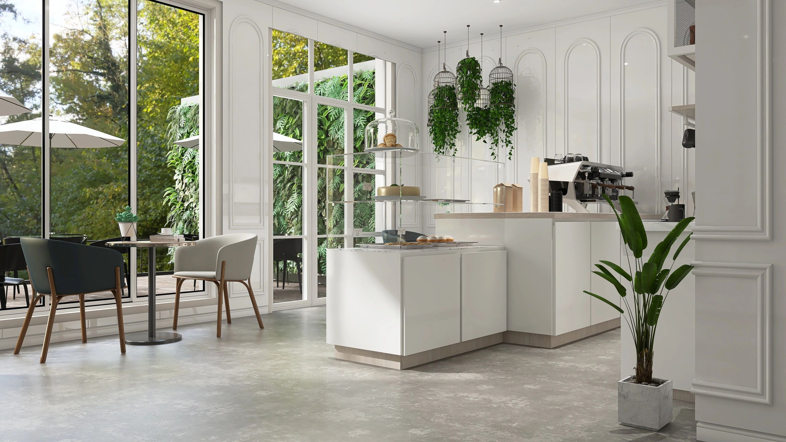 Modern remodeled kitchen with clean finishes