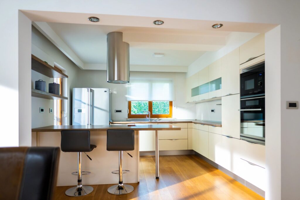 Modern furnished kitchen