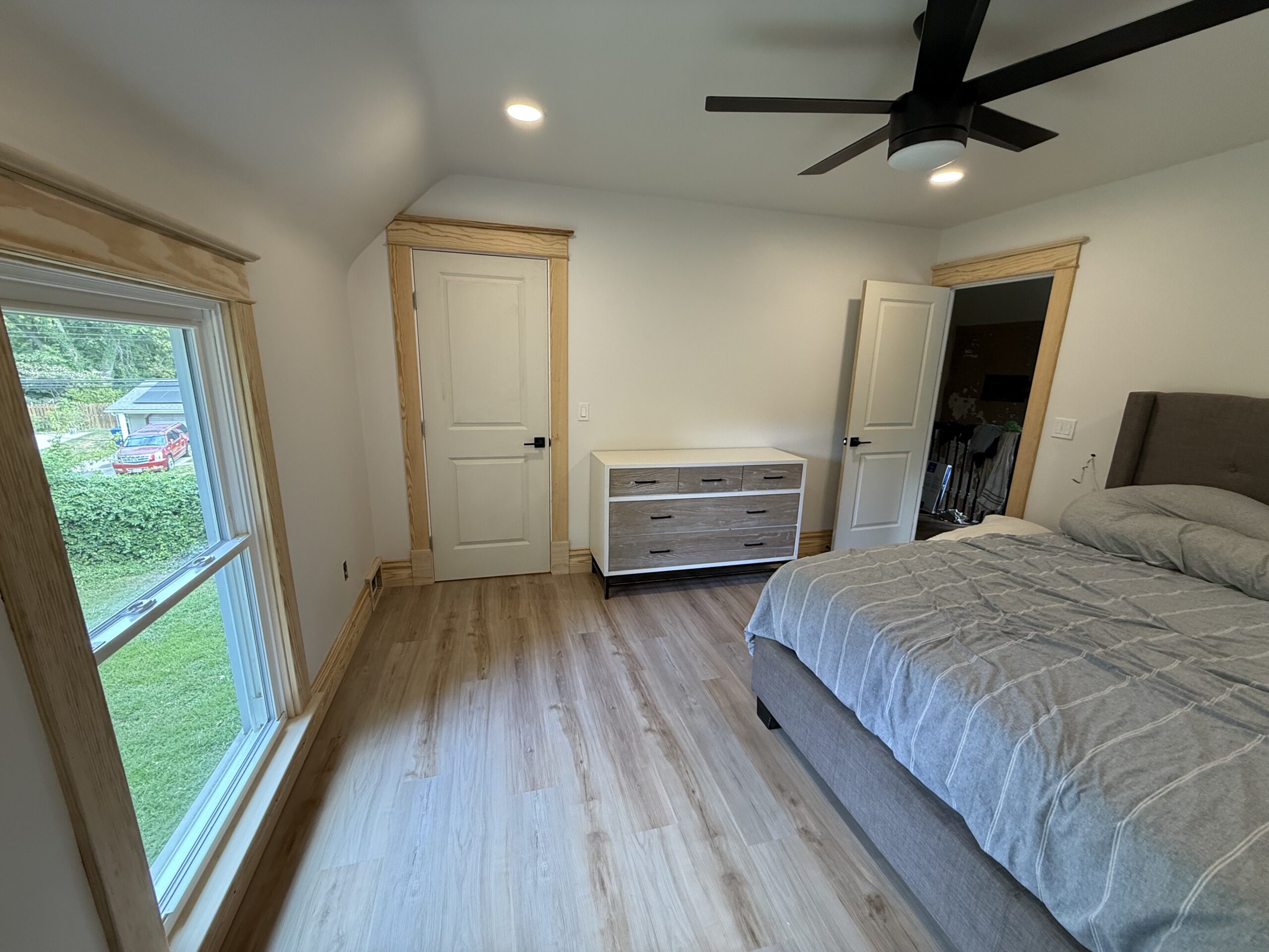 Renovated bedroom