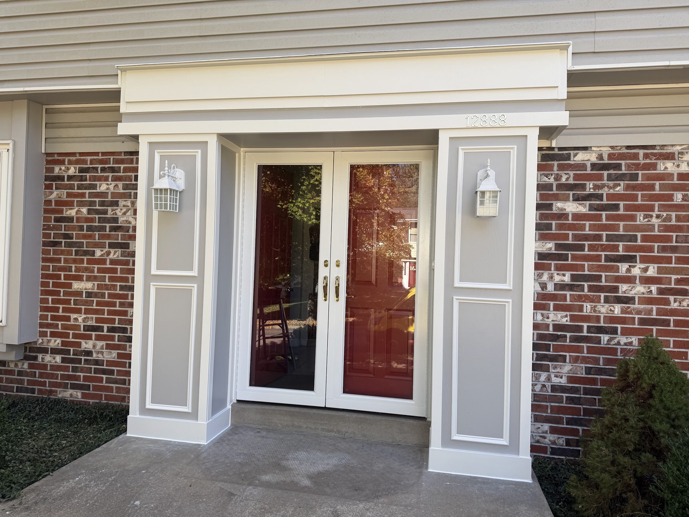 Finished entryway after renovation